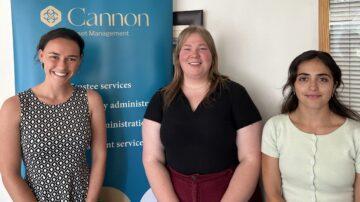 Robyn Palfrey, Megija Krasovsk and Melissa Dinis