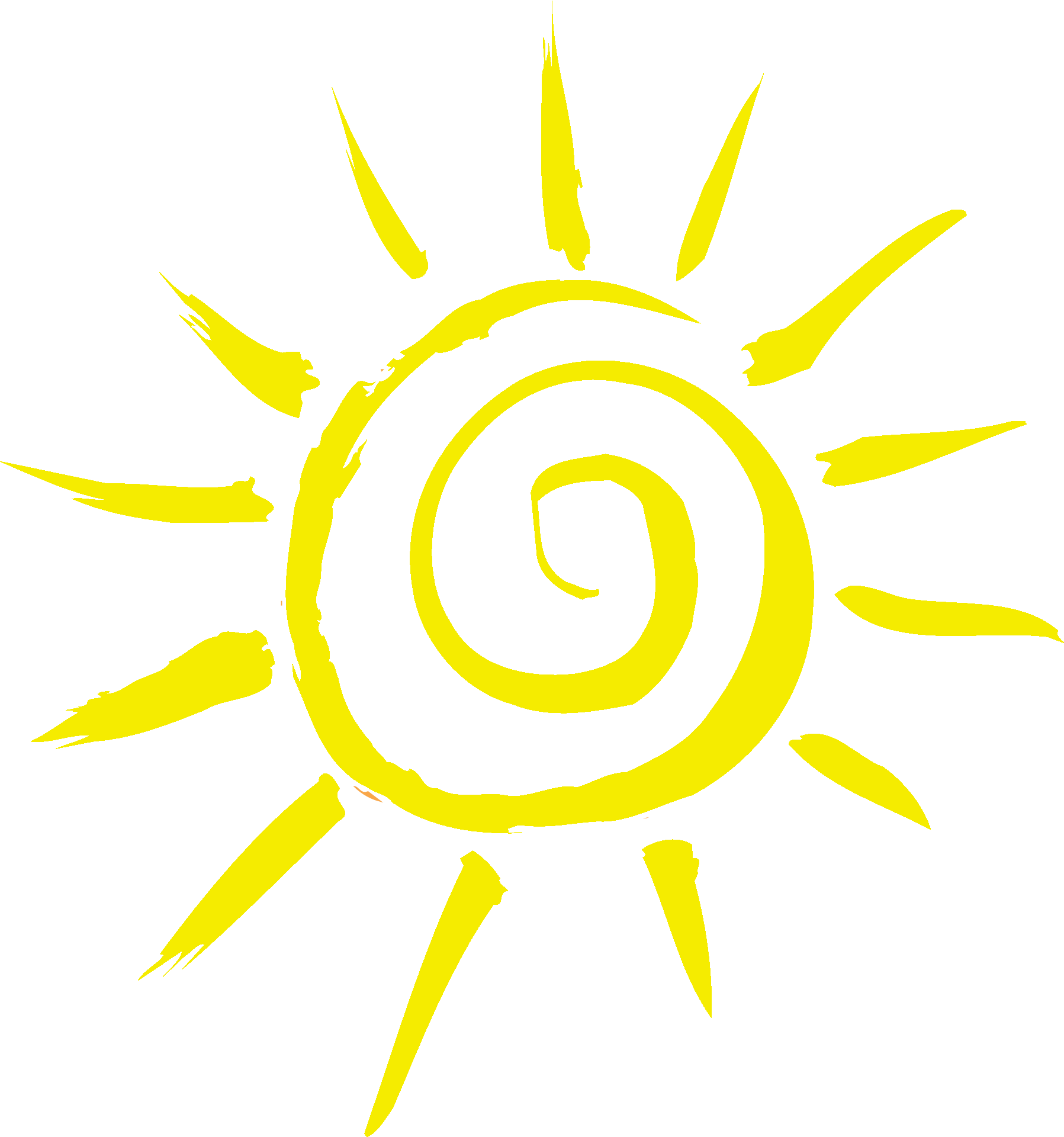 Sun sunshine wellbeing logo