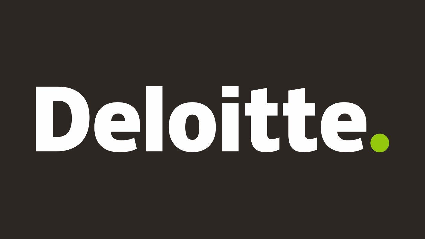 deloitte logo white