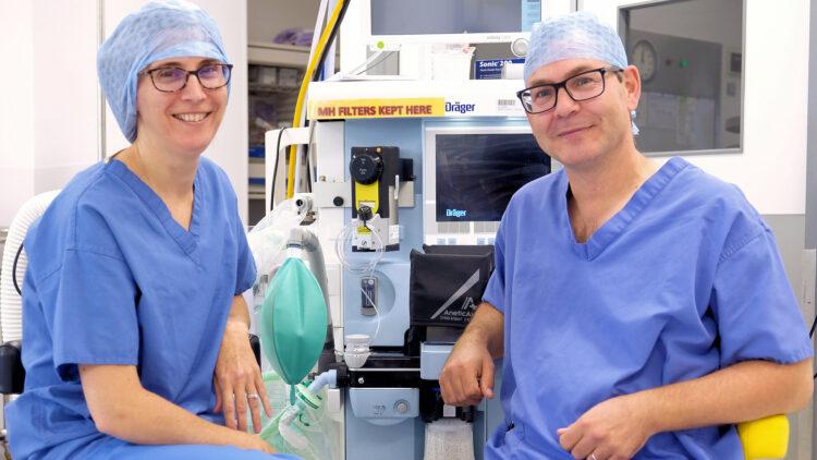 Dr Claire Frampton and Dr Nick Crabtree