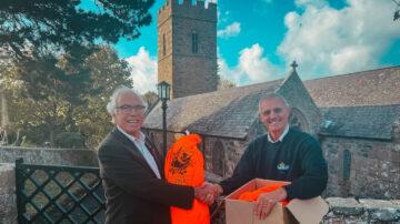 Simon Wood - Treasurer of St Peter’s Church & Nigel Dorey - Rotary.