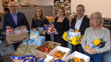 KPMG with food bank