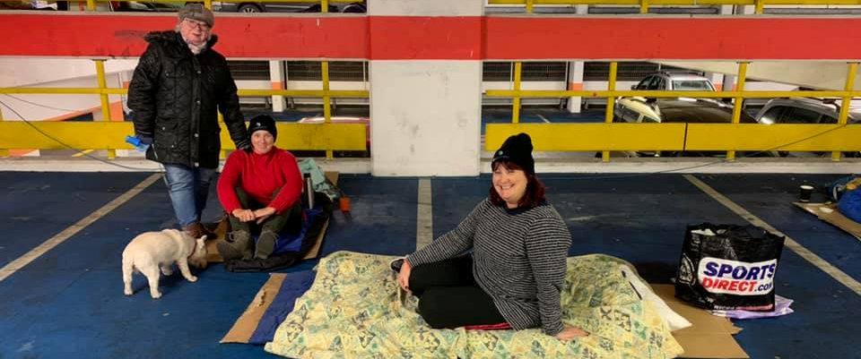 Sleep out participants 2021