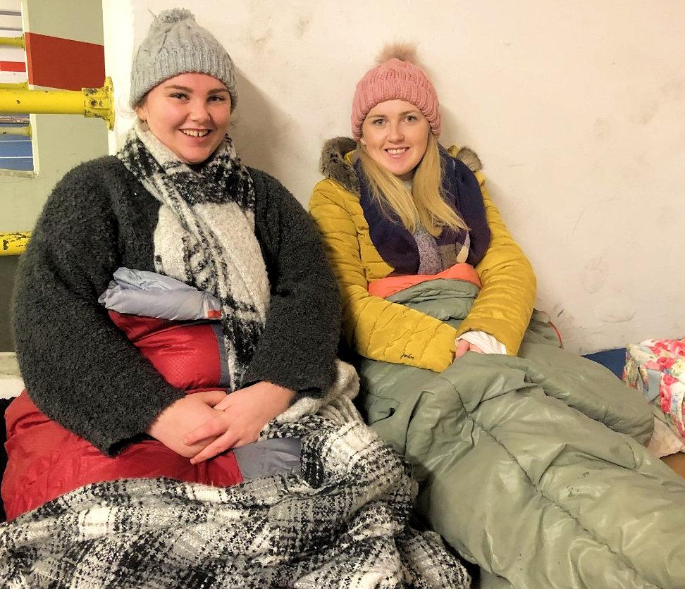 Sleep out participants 2021