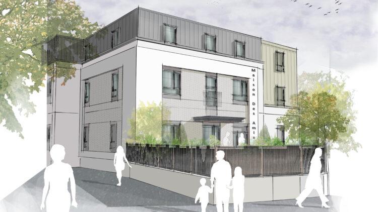 Work on new Les Amis care facility begins