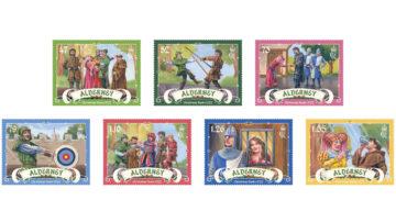 Alderney Panto Stamps
