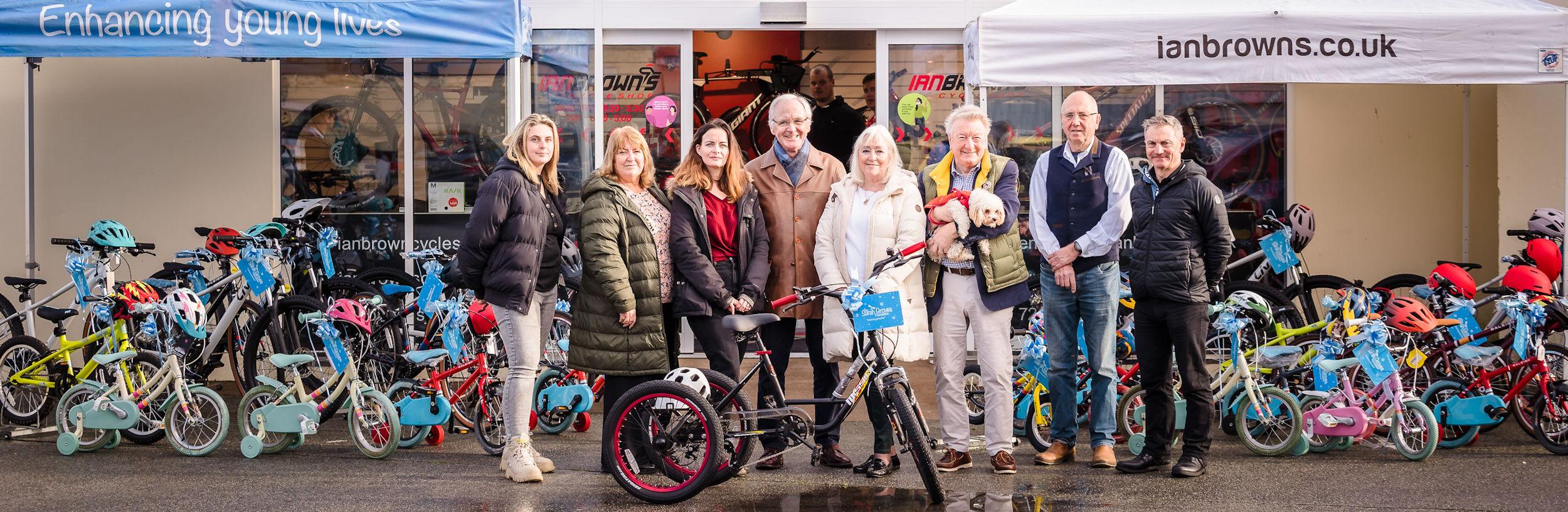 Sarah Groves Foundation bicycle donation