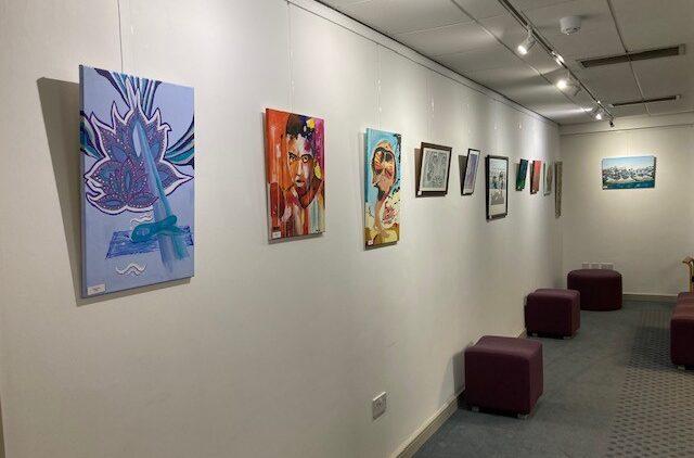 Exhibition of artwork by prisoners from La Moye