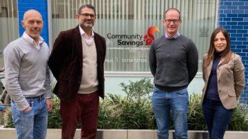 left to right: Steve Eldred, Managing Director, Community Savings; Meeku Patidar, CEO and Founder, SaSo Strategic Advisers; Stuart Butler, Executive Officer, Community Savings; and Lisa Lidbury, Executive Assistant Community Savings.