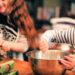 Children cooking