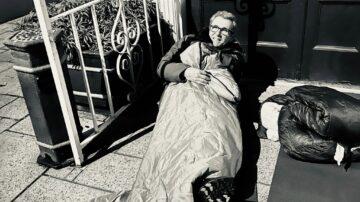 Tim Ringsdore first sleep out in St Brelade