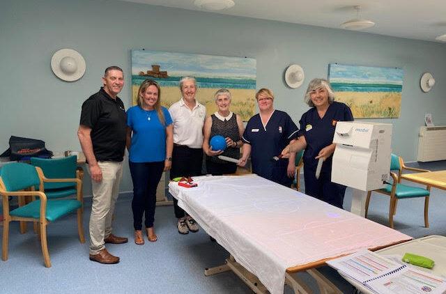 Jersey Stroke Support makes donation to Samares Ward