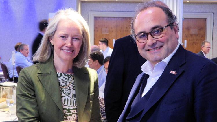 Chief Minister, Deputy Kristina Moore and Consul Prof Maurizio Bragagni San Marino