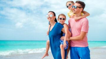 Family beach