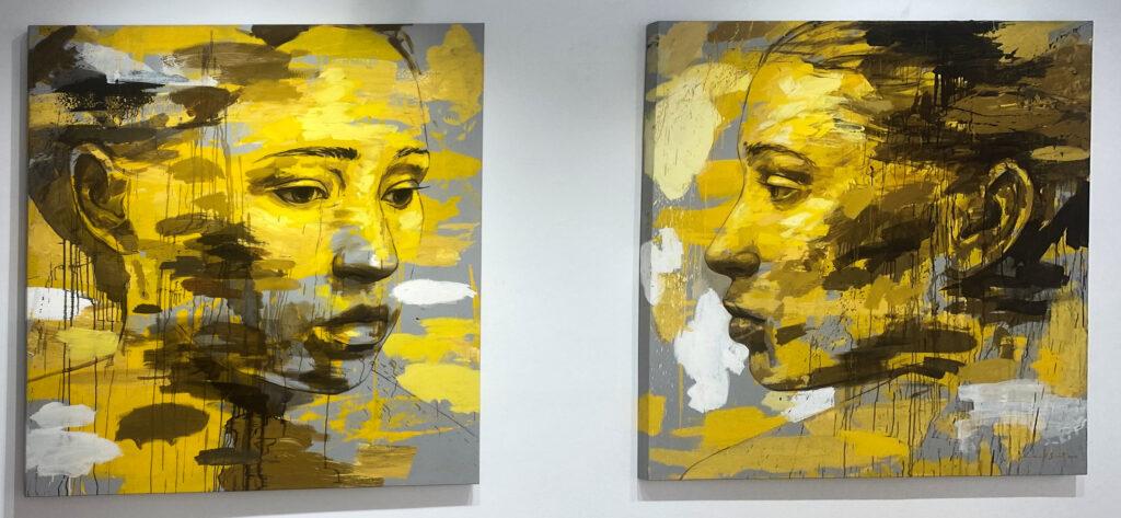 Lionel Smit, Synergy I & III, 2015, Oils on Canvas