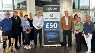 Jacksons celebrates a year of fundraising for Jersey Hospice