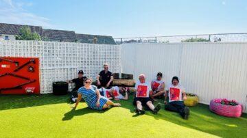 Local charity Brighter Futures supported by B&Q volunteers