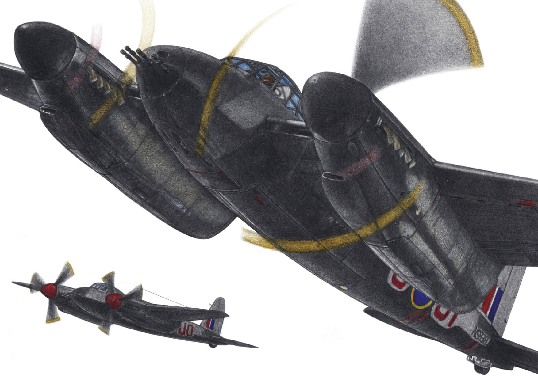 Stephen Davies - DH Mosquito NF.II's 'The Night Rangers'