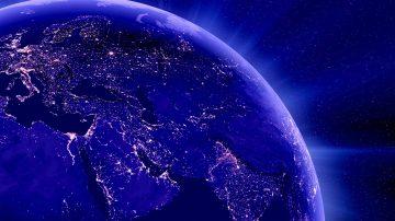 Earth at night