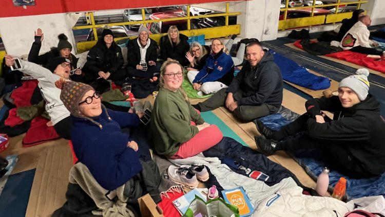 Record turnout for Sleep Out fundraiser set to raise £35,000 for homeless charity