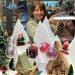 Lizzie Jarrold of Wink winner of the 2023 Town Christmas Window trophy