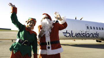 Santa takes to the skies!