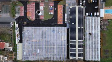 Guernsey Electricity and The Little Green Energy Company install community solar array at Grow