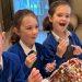 Schoolchildren join chefs for sweet festive event