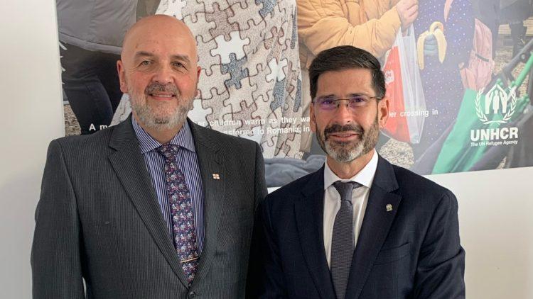 Deputy Le Tocq visits UN Refugee Agency in Romania