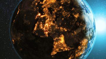 Earth space lights