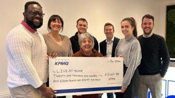 KPMG raises over £21,600 for Live At Home charity