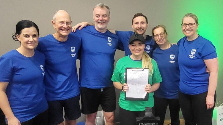 Standard Bank shows unwavering support at Macmillan Rowathon 2024
