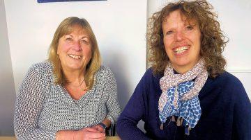 Gill Judge and Liz Pirouet-Douglas