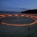 St Brelade’s Bay illuminated by 300 lanterns in memory of loved ones