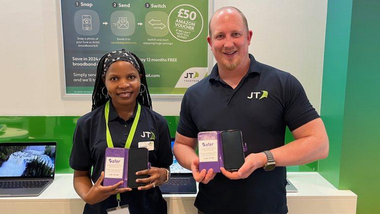 JT donates ‘Purple’ phones to Safer, boosting community support for domestic abuse sufferers 