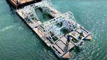 Spiralis Axial Skelter tidal energy screw ship