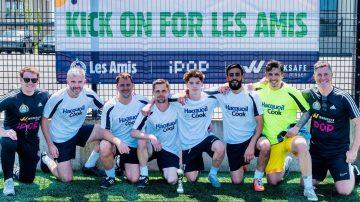 Kick-on for Les Amis raises over £10,000