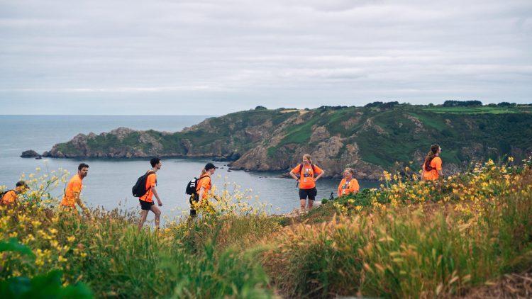 The sun shone as the coast turned orange!