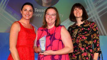 Two Jersey Electricity engineers celebrated at national Women In Utilities Awards 2024