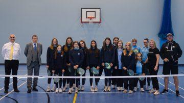 Jersey Pickleball and Highvern launch school programme at Beaulieu