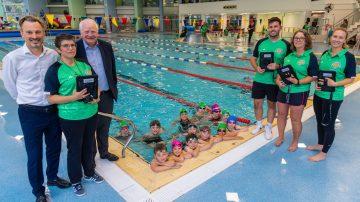 Watch: Donation from Condor makes waves for local swimming