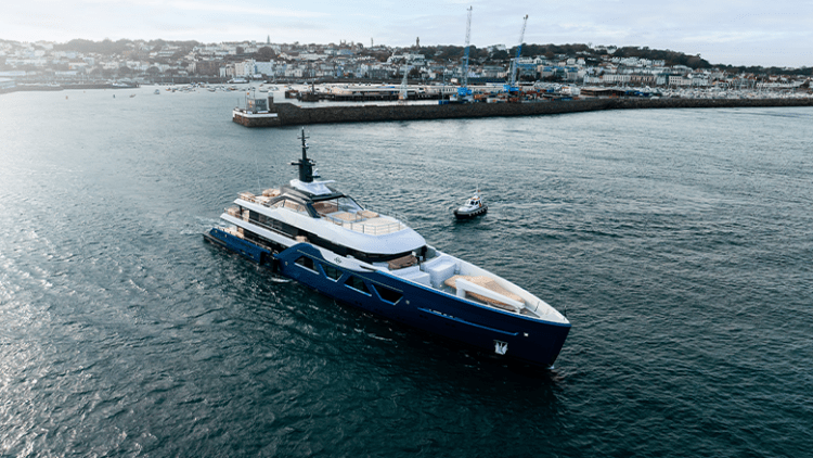 Praxis welcomes superyacht to Guernsey