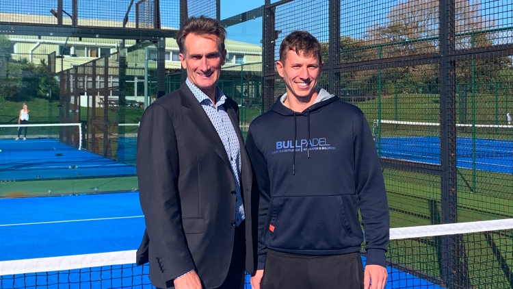 Fort sponsors local Team GB padel hopeful 
