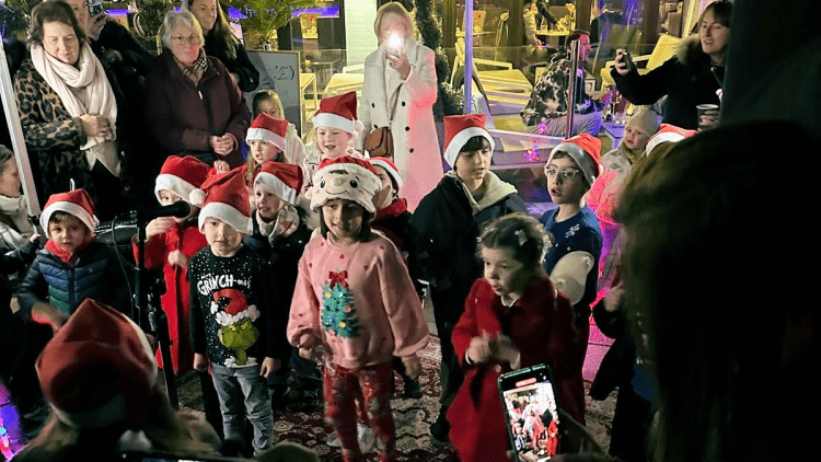 School of Popular Music dazzles at St Helier Christmas light switch-on
