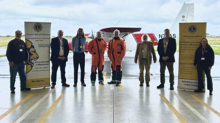 Lions Clubs donate survival suits to Channel Islands Air Search