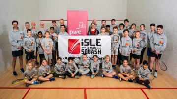 Junior Squash Programme gets sponsorship boost from PwC Isle of Man