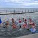 Sea swimmers brave the chill to raise £12,000 for Les Bourgs