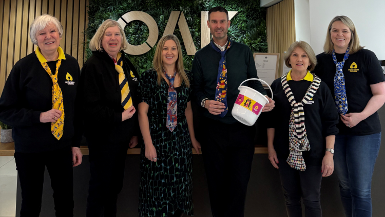 Bowel Cancer Guernsey’s loud tie day returns
