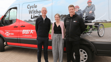 Jersey Sport and HSBC hit the road with inclusive cycling van