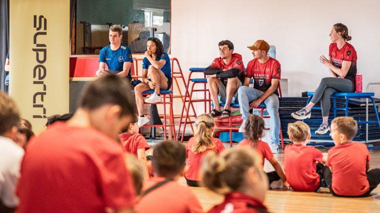 Jersey embraces Supertri spirit on and off the course